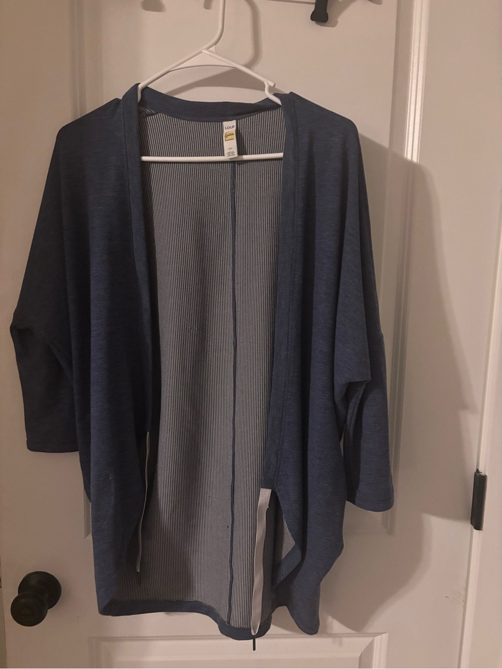 Lole Navy Open-Front Women's Cardigan